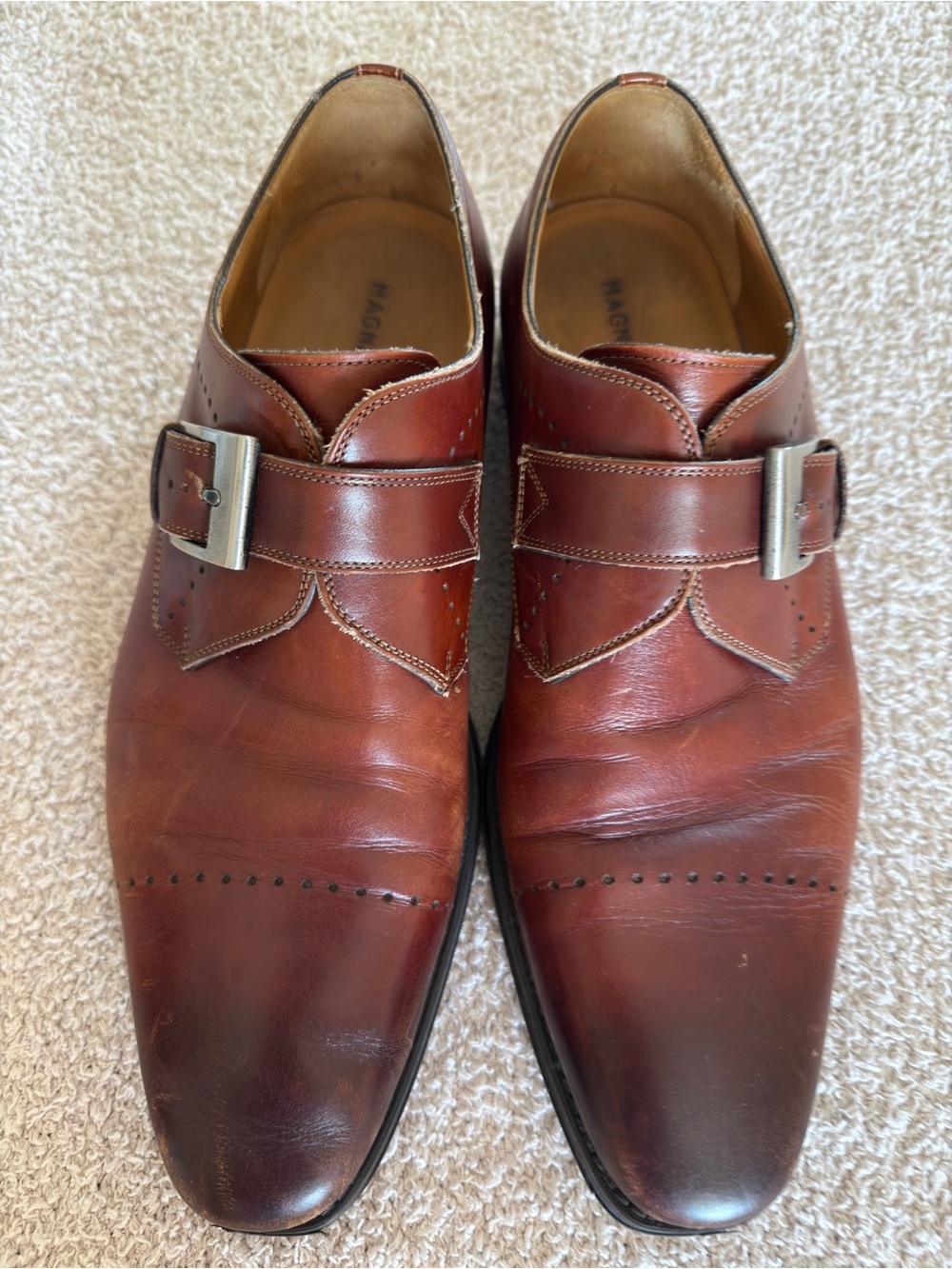 👞 Magnanni "Carey" Single Monk Straps